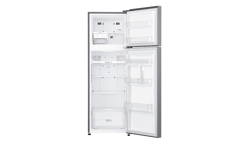 LG IEC Gross 272L Platinum Silver Top Freezer with Inverter Linear Compressor & DoorCooling+, GN-C272SLCN