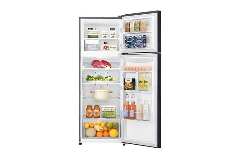 LG IEC Gross 333L Dark Blue Top Freezer with Inverter Linear Compressor & DoorCooling+, GN-C372SQCN