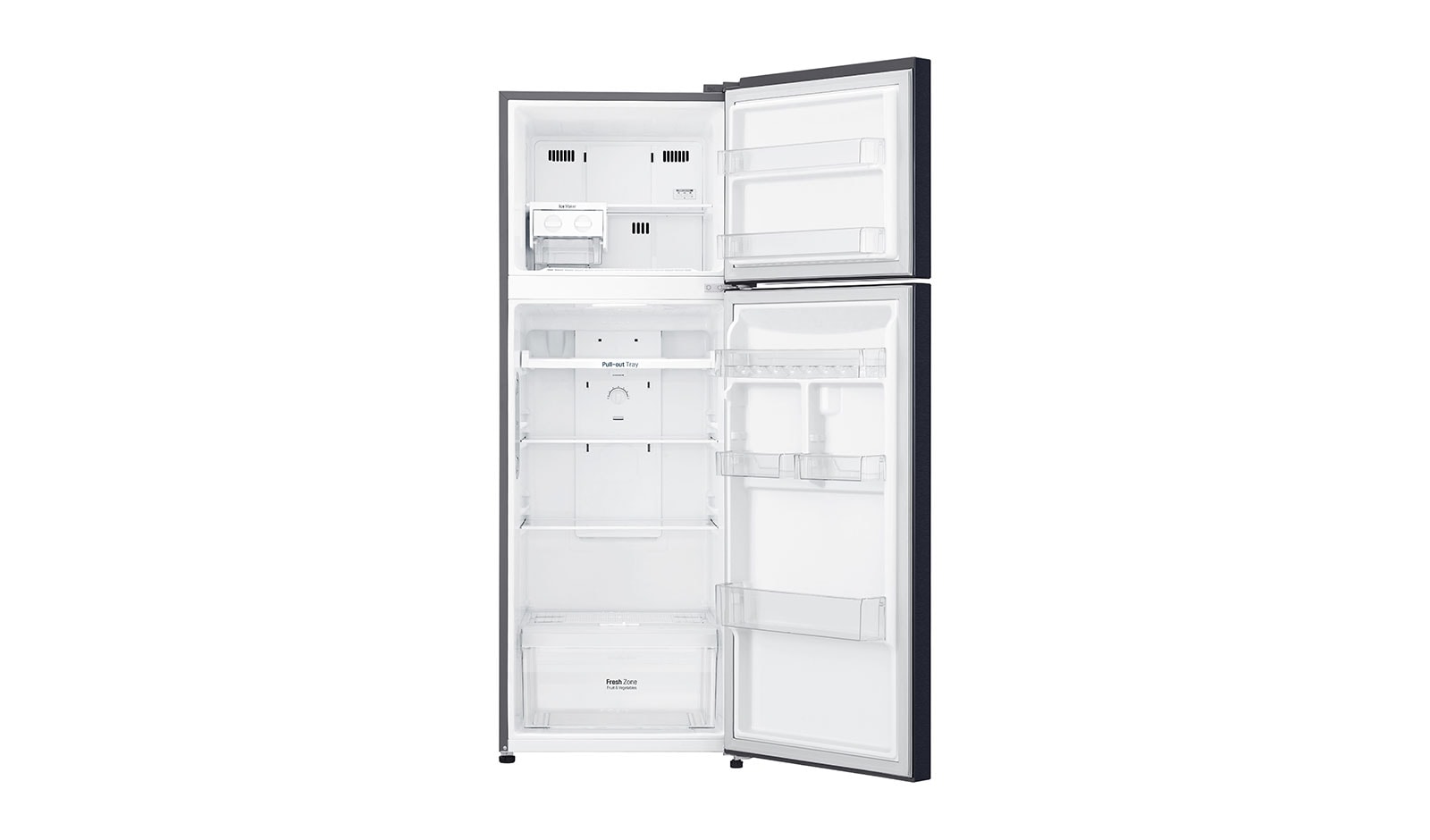 LG IEC Gross 333L Dark Blue Top Freezer with Inverter Linear Compressor & DoorCooling+, GN-C372SQCN