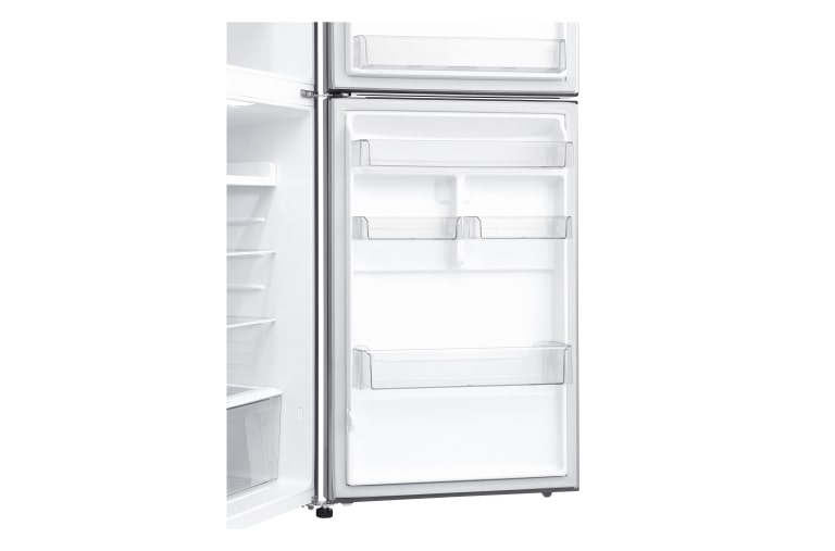 LG IEC Gross 427L Platinum Silver Top Freezer with Inverter Linear Compressor & DoorCooling+, GN-C422SLCU