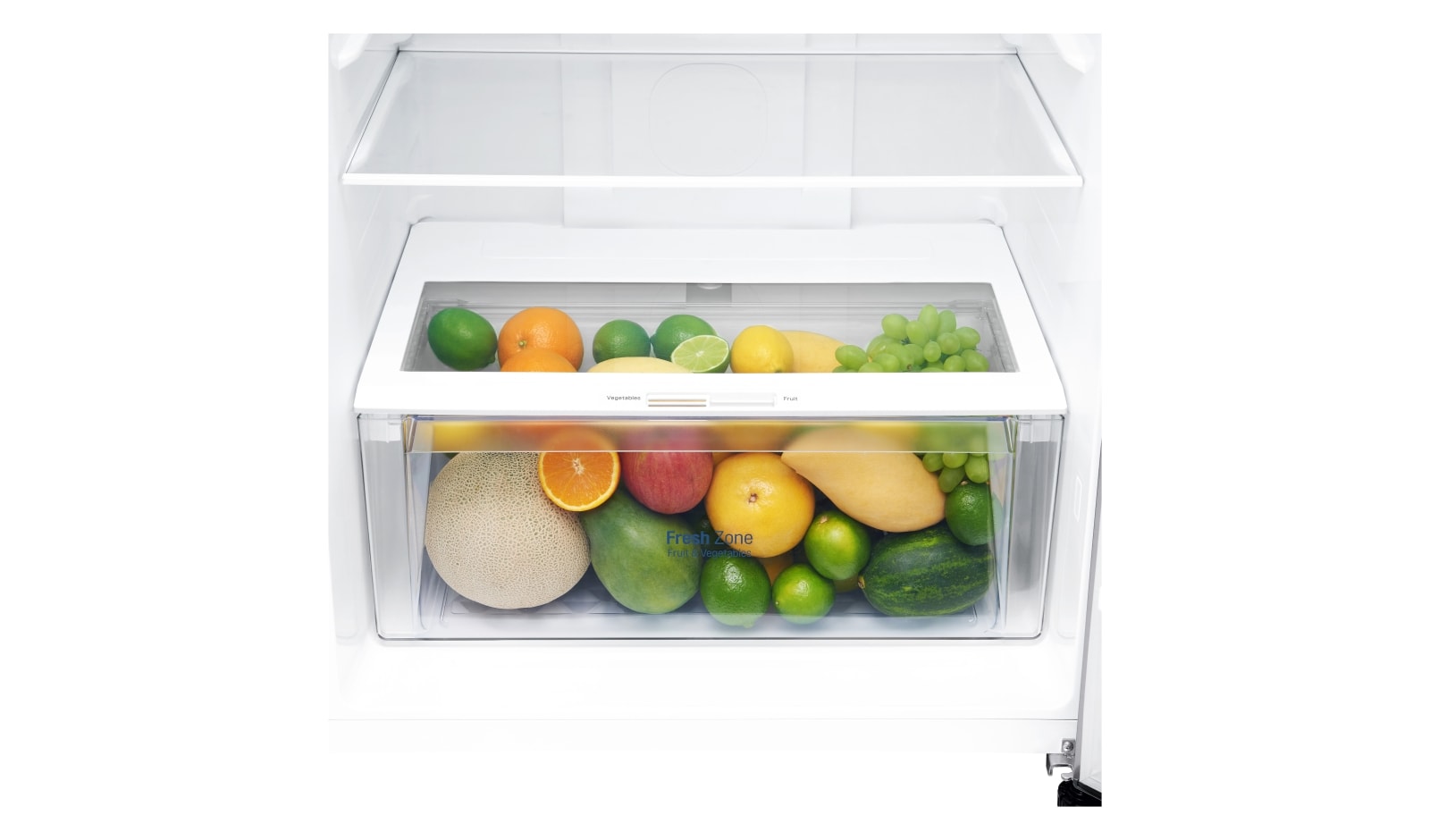 LG IEC Gross 427L Platinum Silver Top Freezer with Inverter Linear Compressor & DoorCooling+, GN-C422SLCU
