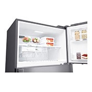 LG 516L Top Freezer Fridge in Platinum Silver Finish , GN-C602HLCC