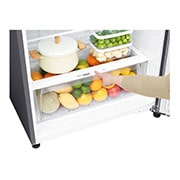 LG 516L Top Freezer Fridge in Platinum Silver Finish , GN-C602HLCC