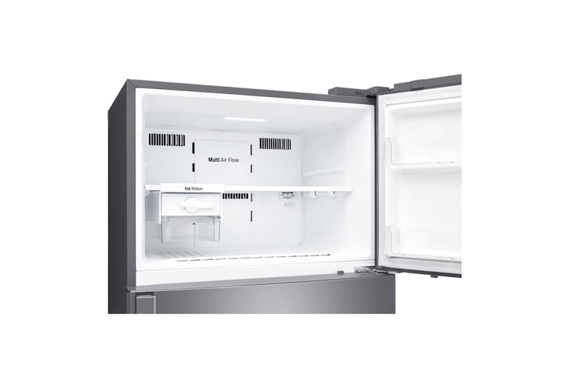 LG 516L Top Freezer Fridge in Platinum Silver Finish , GN-C602HLCC