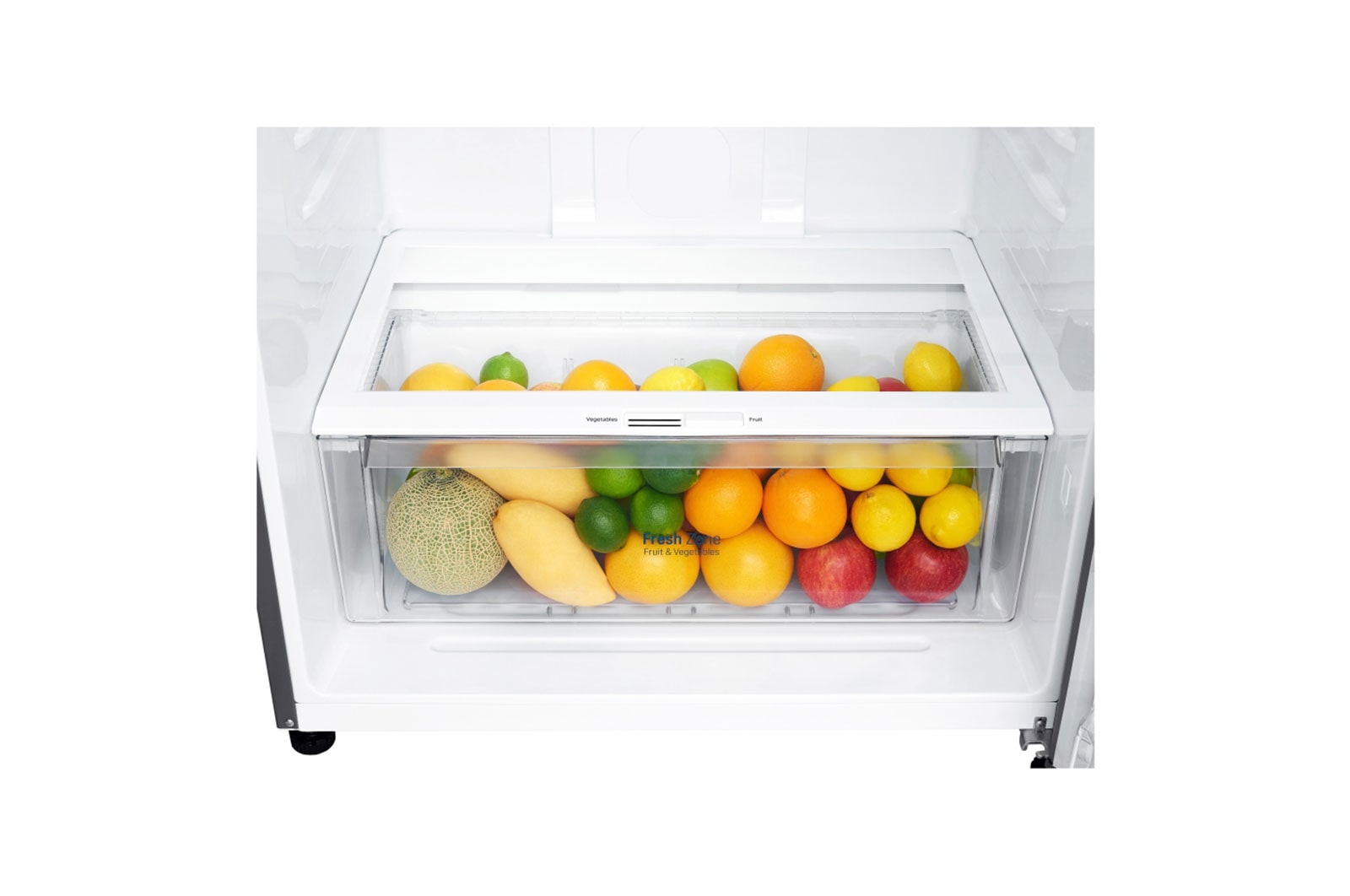 LG 516L Top Freezer Fridge in Platinum Silver Finish , GN-C602HLCC