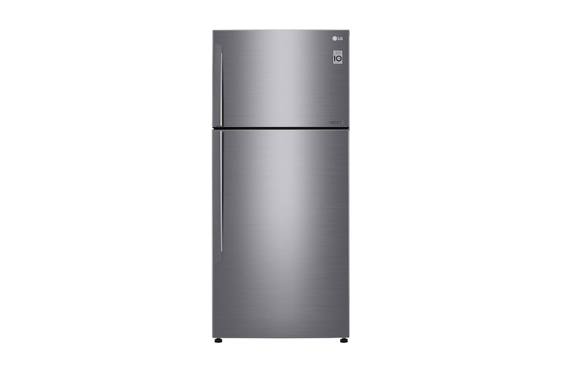 LG 516L Top Freezer Fridge in Platinum Silver Finish , GN-C602HLCM