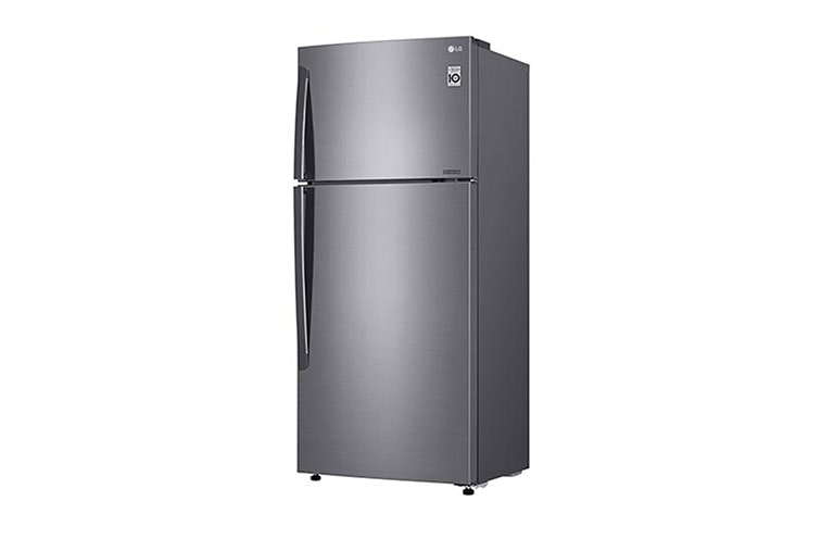 LG 547L Top Freezer Fridge in Platinum Silver Finish , GN-C702HLCC