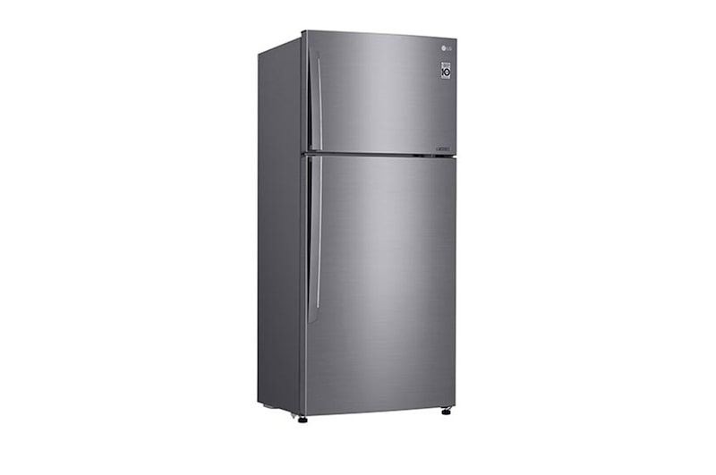 LG 547L Top Freezer Fridge in Platinum Silver Finish , GN-C702HLCC