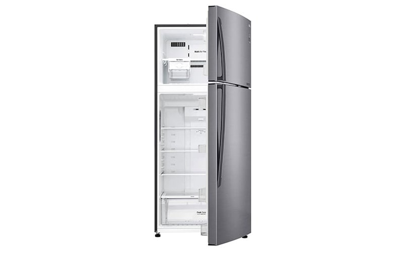 LG 547L Top Freezer Fridge in Platinum Silver Finish , GN-C702HLCC