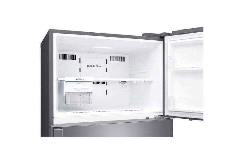 LG 547L Top Freezer Fridge in Platinum Silver Finish , GN-C702HLCM