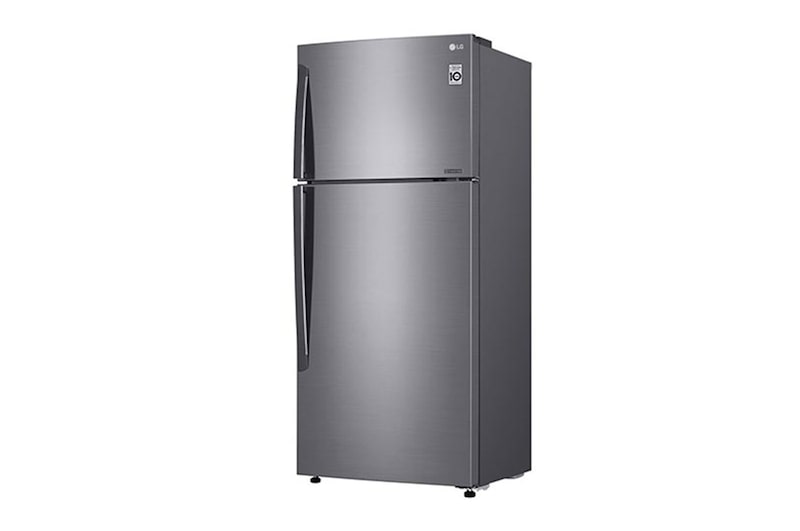 LG 547L Top Freezer Fridge in Platinum Silver Finish , GN-C702HLCM