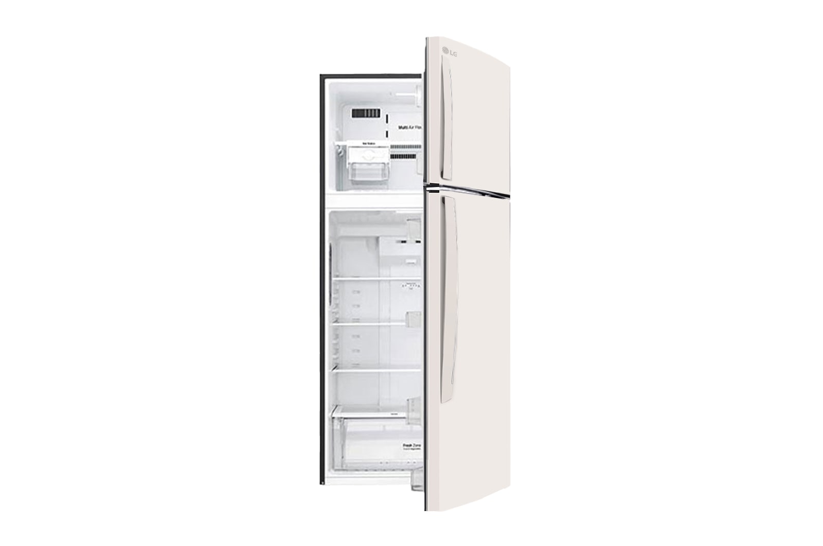 LG 547L Top Freezer Fridge in Beige, GN-C702HQCM