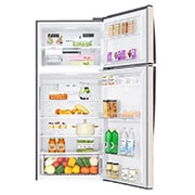 LG 547L Top Freezer Fridge in Beige, GN-C702HQCM