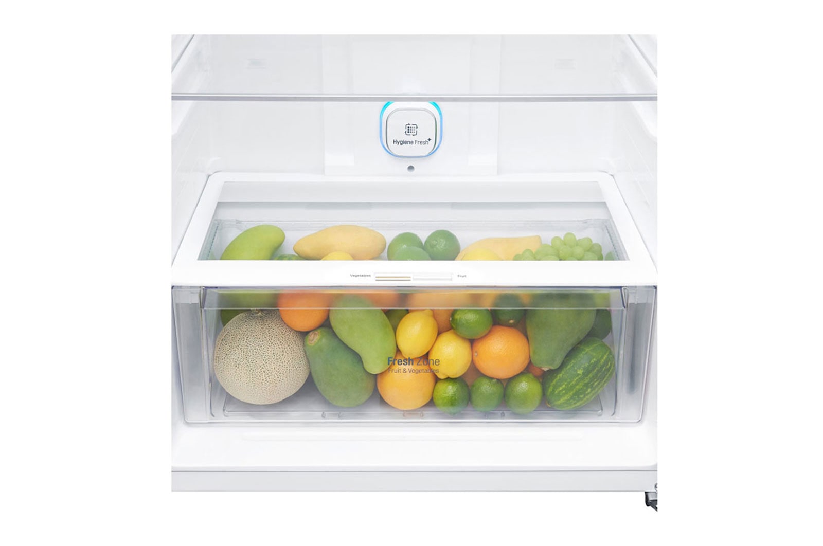 LG 547L Top Freezer Fridge in Black Curved Glass Finish , GN-C702SGGC