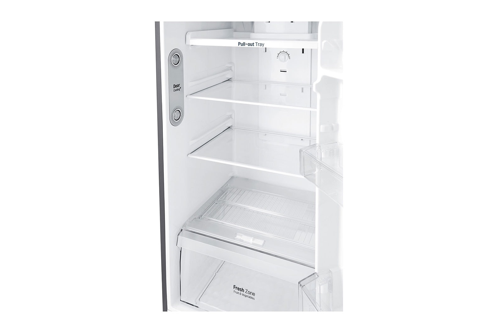 LG 272L Top Freezer Fridge in Dark Graphite Steel, GN-G272SLCB