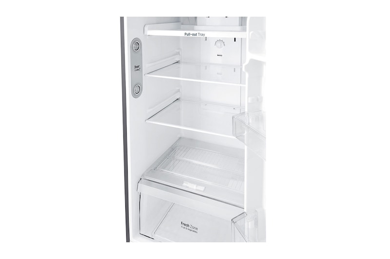 LG 272L Top Freezer Fridge in Dark Graphite Steel, GN-G272SLCB