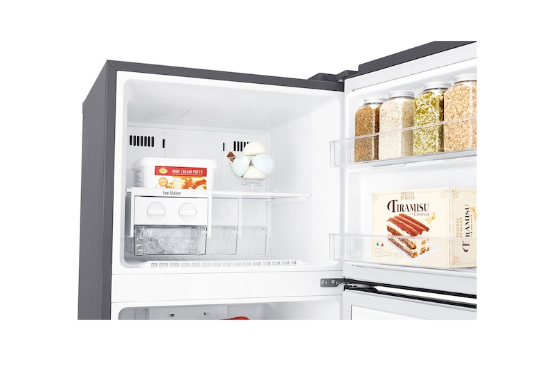 LG 272L Top Freezer Fridge in Dark Graphite Steel, GN-G272SLCB