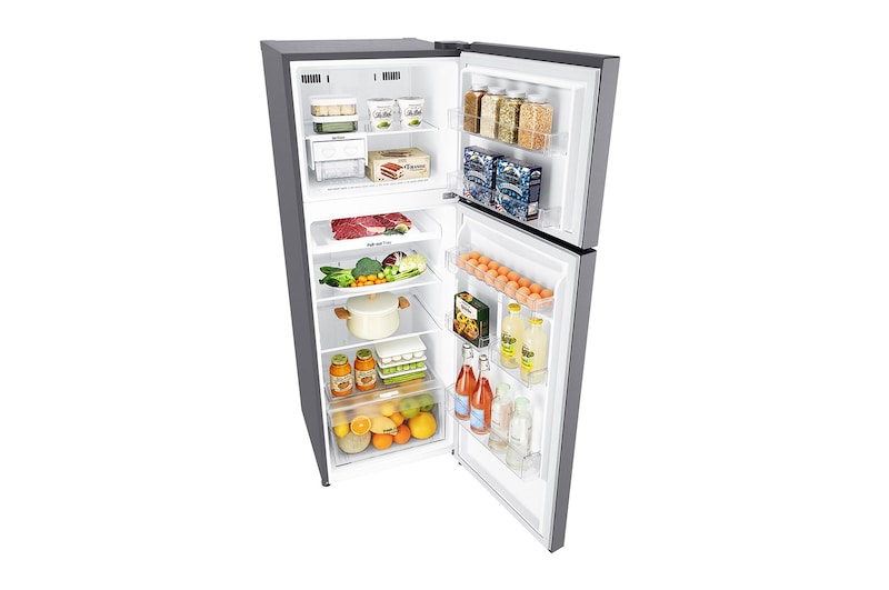LG 272L Top Freezer Fridge in Dark Graphite Steel, GN-G272SLCB