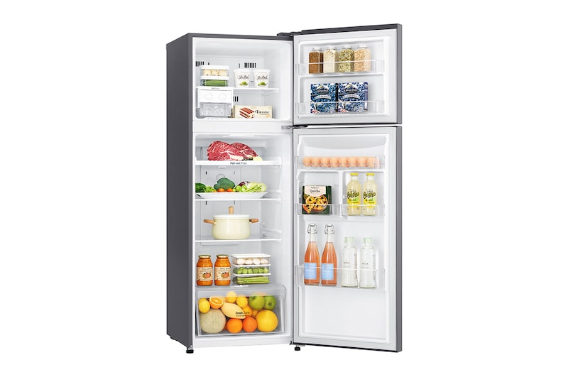 LG 272L Top Freezer Fridge in Dark Graphite Steel, GN-G272SLCB