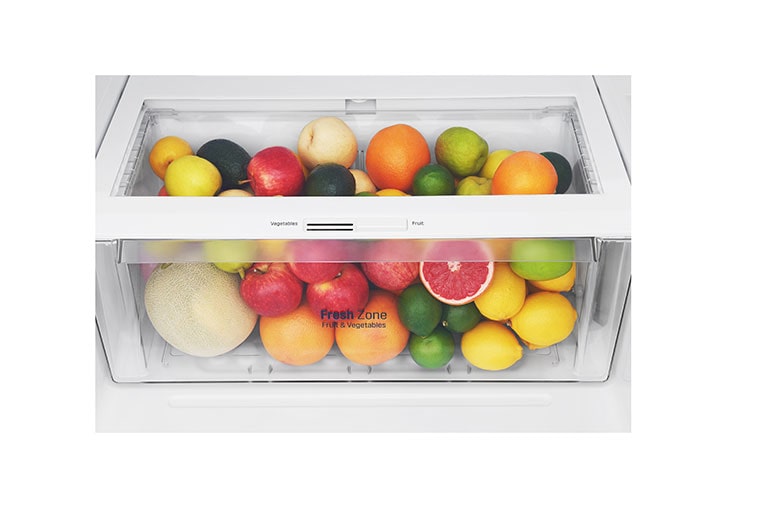 LG IEC Gross 437L Black Steele TOP FREEZER with Inverter Linear Compressor & DoorCooling+, GN-H432HXHU