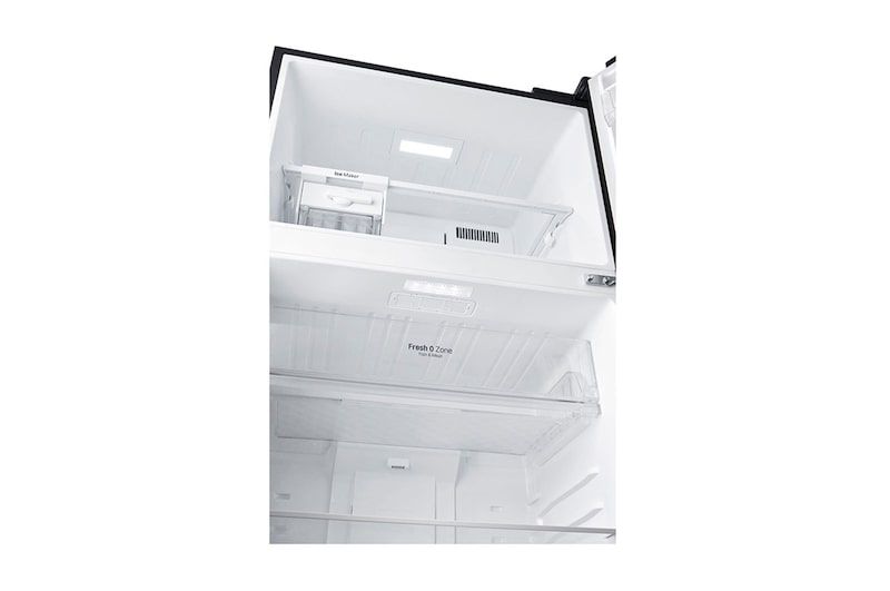 LG 516L Top Freezer Fridge in Black Metal Finish , GN-H602HXHC