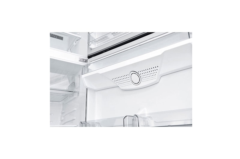 LG 516L Top Freezer Fridge in Black Metal Finish , GN-H602HXHC