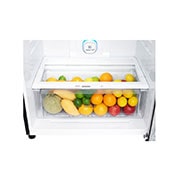 LG 516L Top Freezer Fridge in Black Metal Finish , GN-H602HXHC