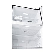 LG 516L Top Freezer Fridge in Black Metal Finish , GN-H602HXHC
