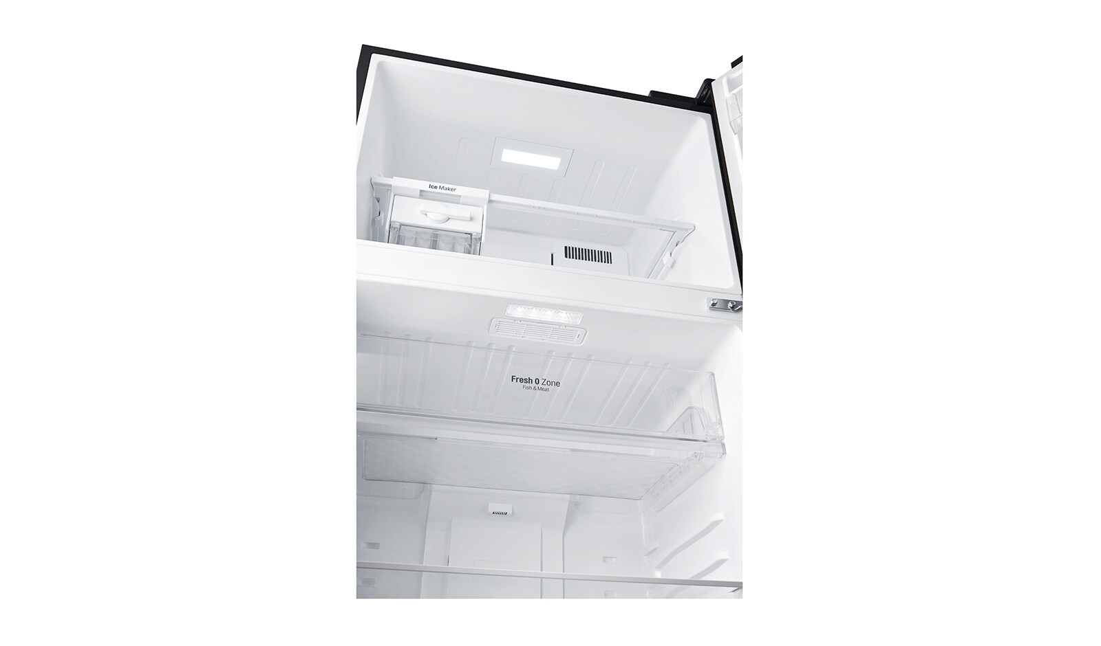 LG IEC Gross 516L Black Steel Top Freezer with Inverter Linear Compressor & DoorCooling+, GN-H602HXHU