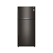 Front view of IEC Gross 547L Black Metal Top Freezer with Inverter Linear Compressor &amp; DoorCooling&#43; GN-H702HXHU