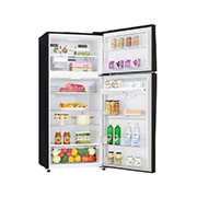 LG IEC Gross 547L Black Metal Top Freezer with Inverter Linear Compressor & DoorCooling+, GN-H702HXHU