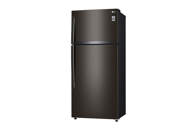 LG IEC Gross 547L Black Metal Top Freezer with Inverter Linear Compressor & DoorCooling+, GN-H702HXHU