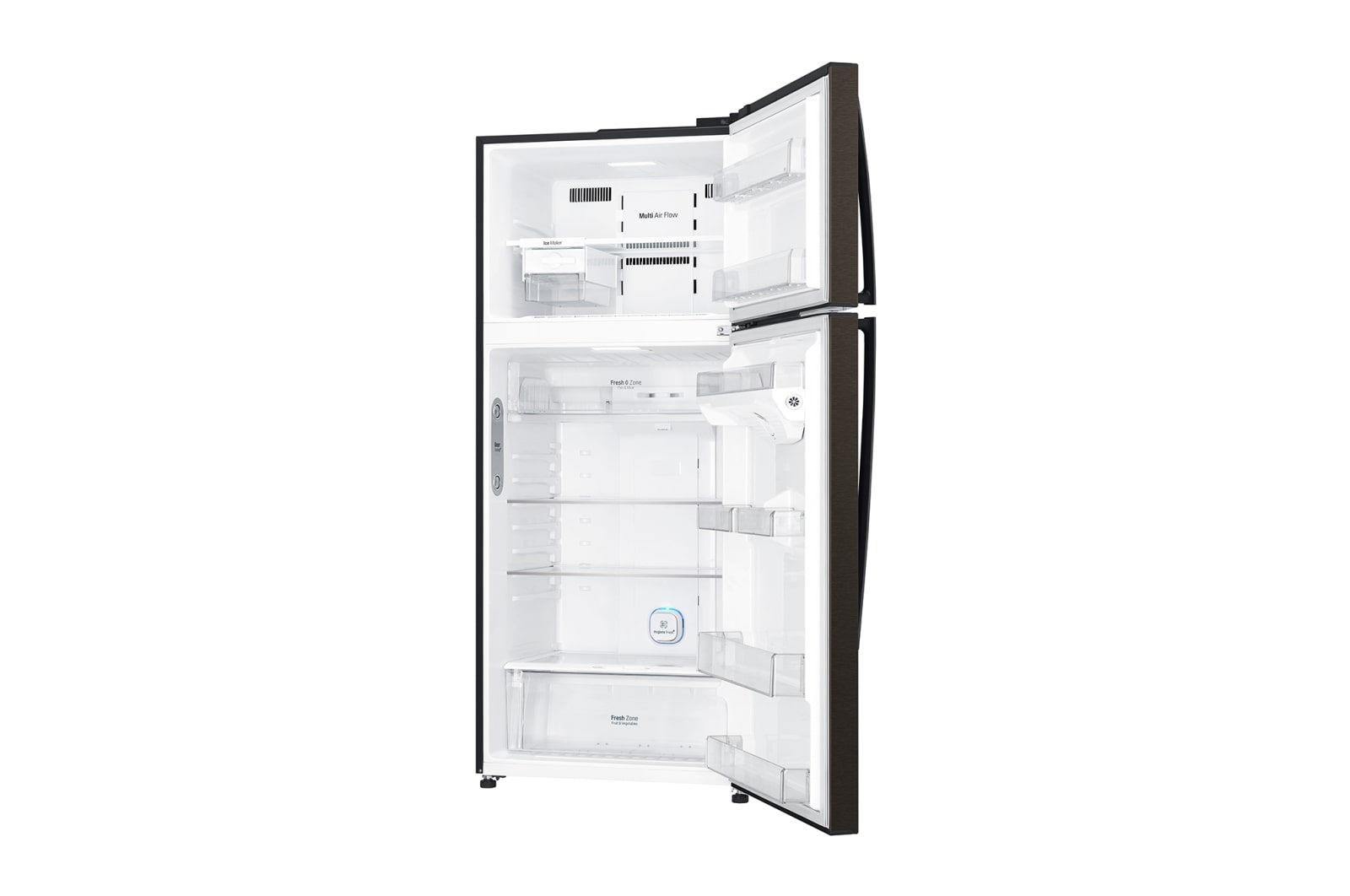 LG IEC Gross 547L Black Metal Top Freezer with Inverter Linear Compressor & DoorCooling+, GN-H702HXHU