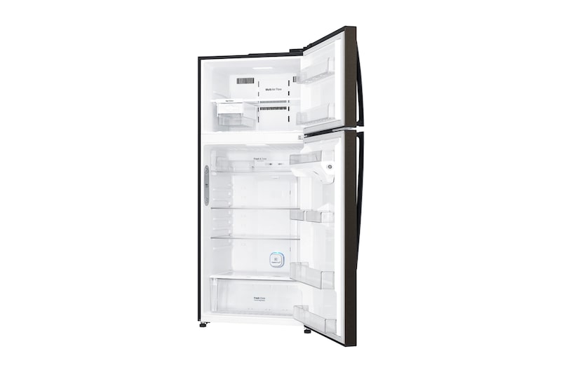 LG IEC Gross 547L Black Metal Top Freezer with Inverter Linear Compressor & DoorCooling+, GN-H702HXHU