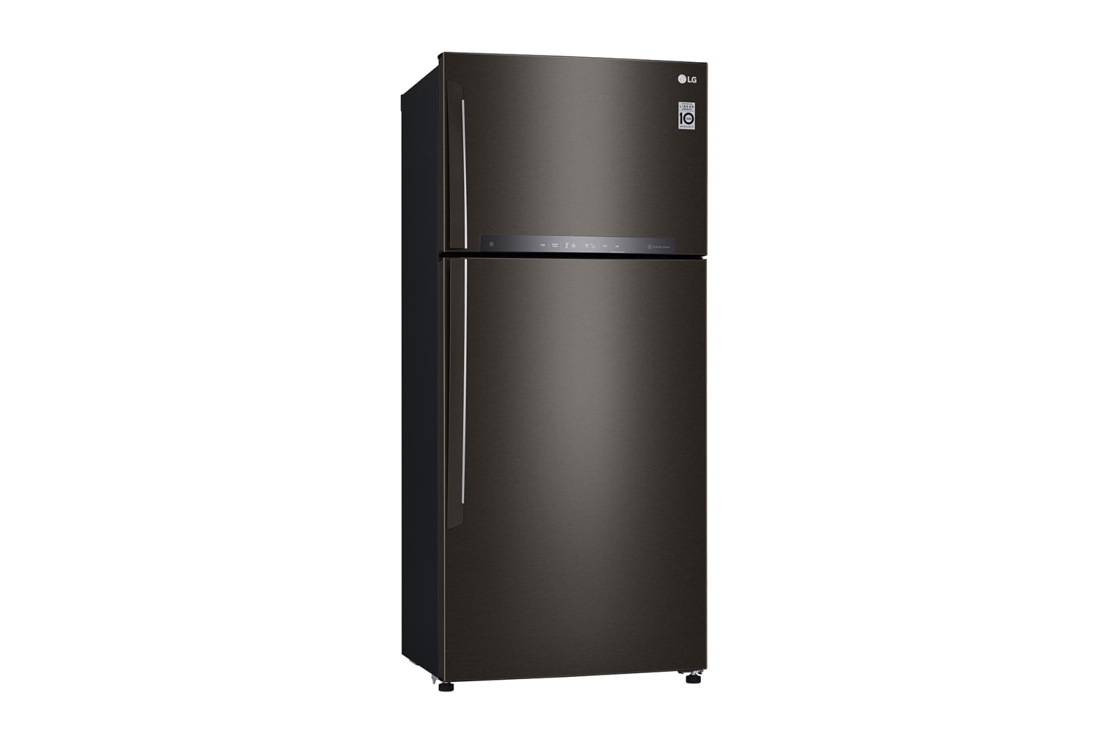 LG IEC Gross 547L Black Metal Top Freezer with Inverter Linear Compressor & DoorCooling+, GN-H702HXHU