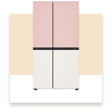 It shows a LG Side by Side Objet Collection.