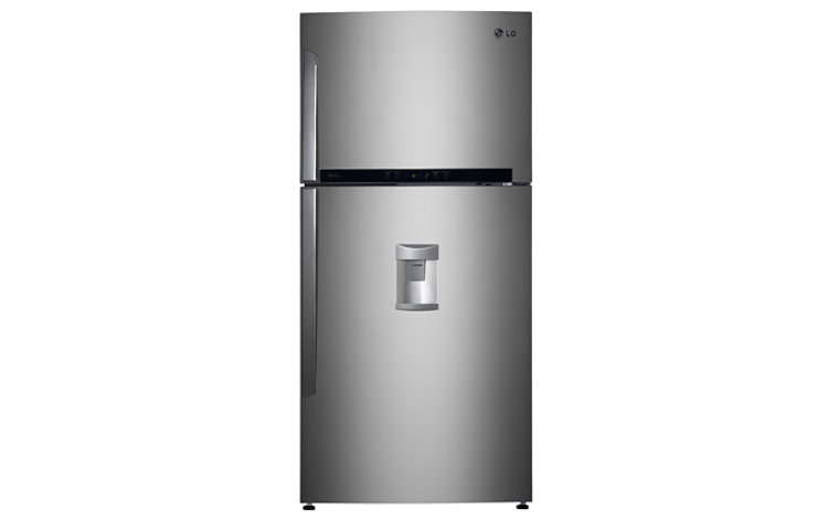 Front view of 740L Stainless Steel Top Mount Fridge GR-B802GSP
