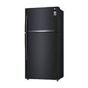 LG 602L Top Freezer Fridge in Black Metal Finish , GR-H802HQHM