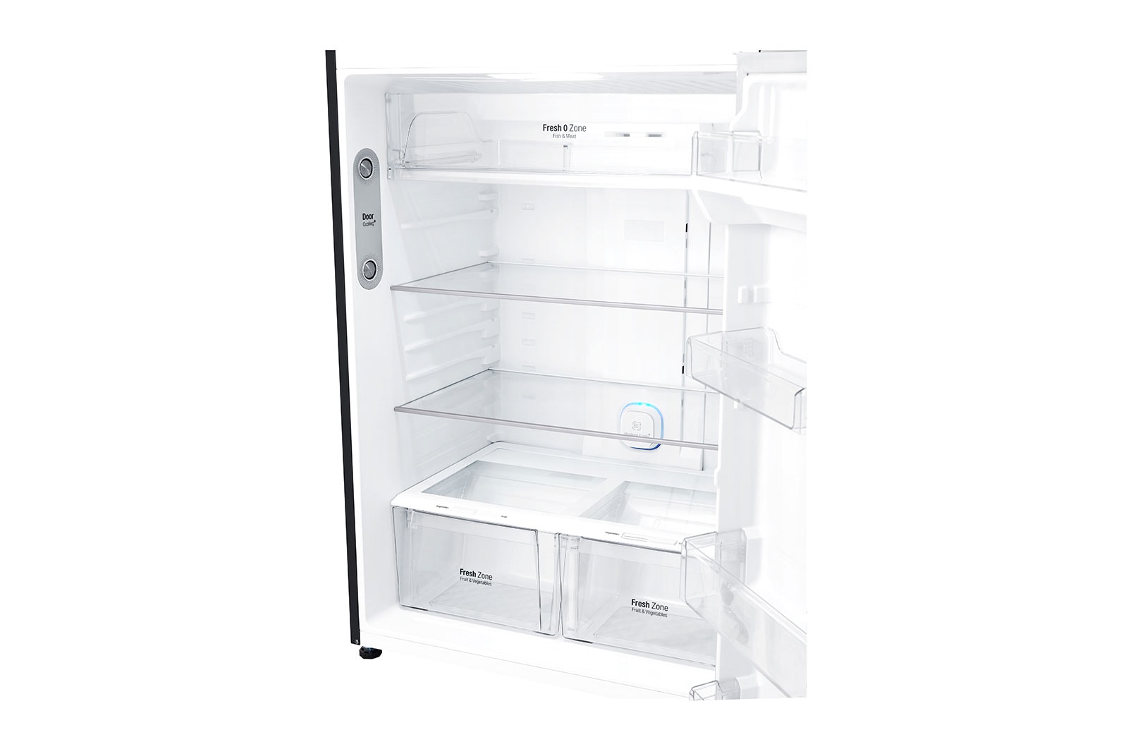 LG 602L Top Freezer Fridge in Black Metal Finish , GR-H802HQHM