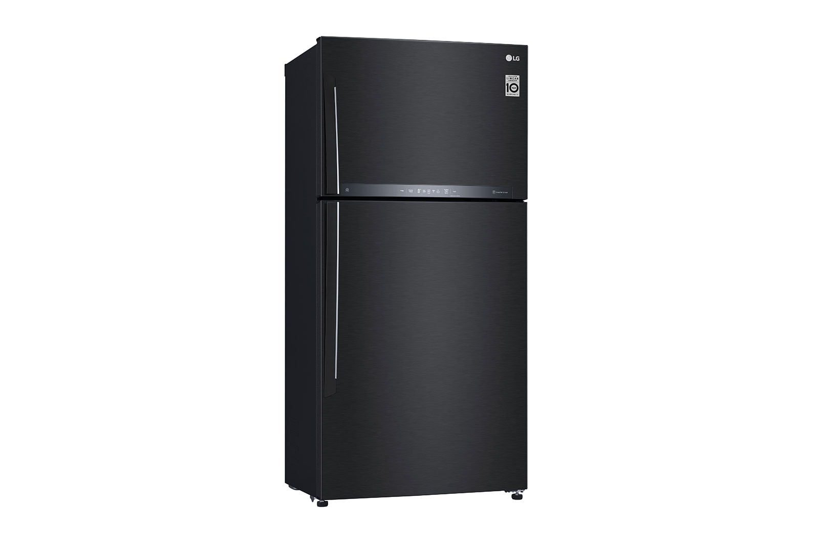 LG 602L Top Freezer Fridge in Black Metal Finish , GR-H802HQHM