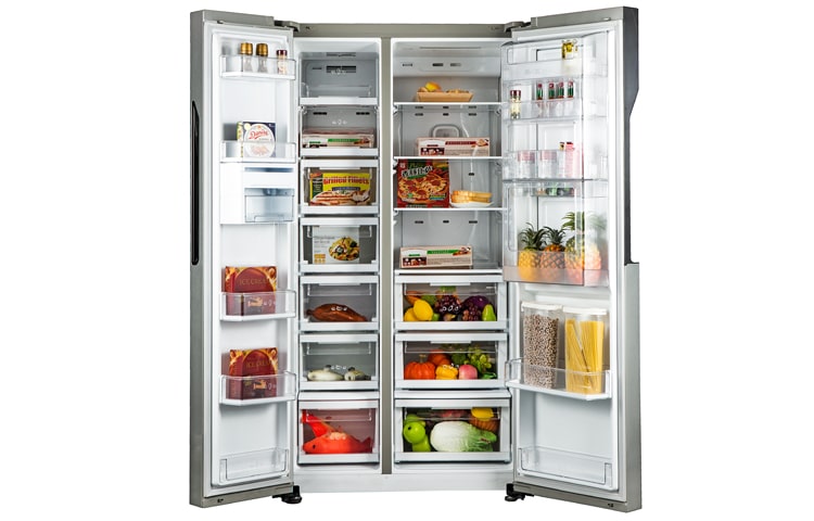 LG IEC Gross 659L Stainless Steel, Door in Door Side By Side, GR-M237JSQN