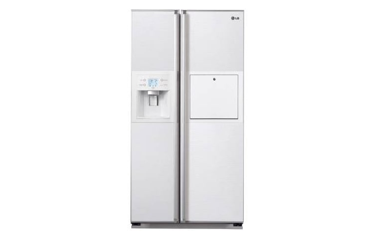 Front view of 567L Glass Eungaram, Dispenser Side by Side GR-P217LGKV