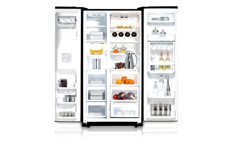 LG 621L Modern Flower Side By Side, GR-P227ZCB