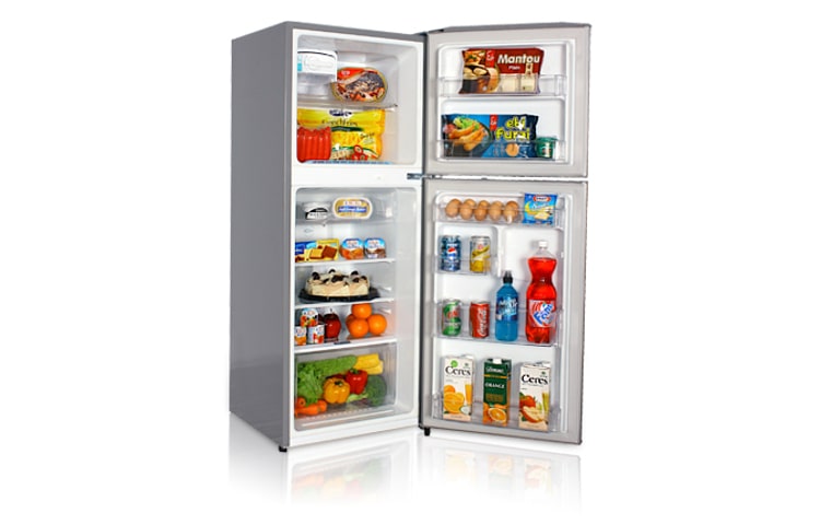 LG 230L Platinum Silver Top Mount Fridge, GR-V242RL