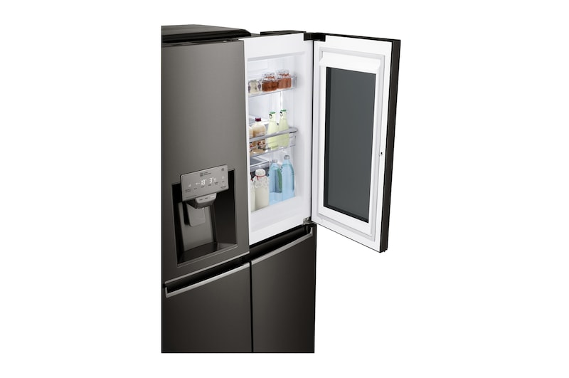 LG IEC Gross 705L Gross Capacity Black Stainless Steel Multi-Door Refrigerators with Inverter Linear Compressor & InstaView Door-in-Door®, GR-X24FTKHL