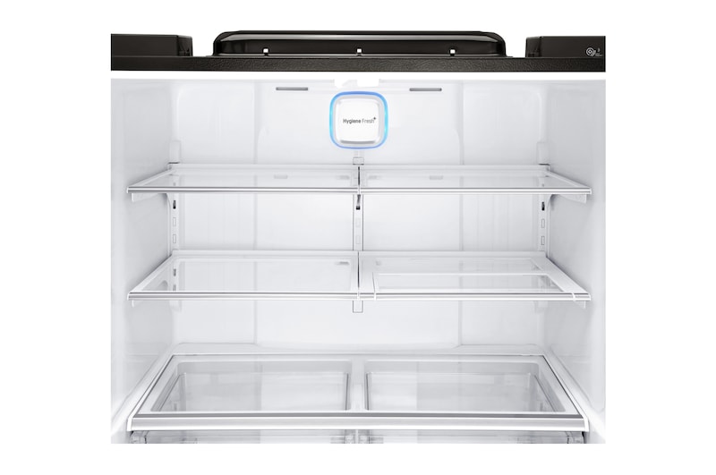 LG IEC Gross 705L Gross Capacity Black Stainless Steel Multi-Door Refrigerators with Inverter Linear Compressor & InstaView Door-in-Door®, GR-X24FTKHL