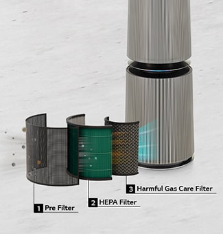 It shows three filters in the product