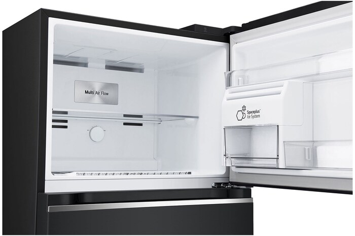 LG [Subscribe] 493L Top Freezer Fridge in Essence Matt Black with Water Dispenser & Auto Ice maker, GN-F452PQAK