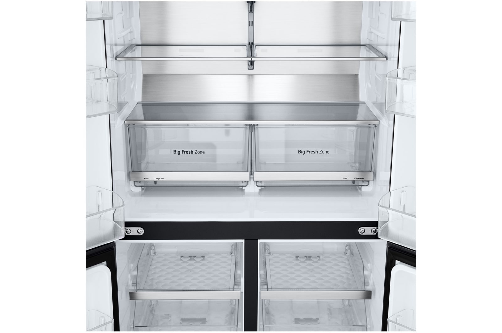 LG [RENTAL] 665L French Door Fridge in Matte Black Finish, GC-B24FFCPB