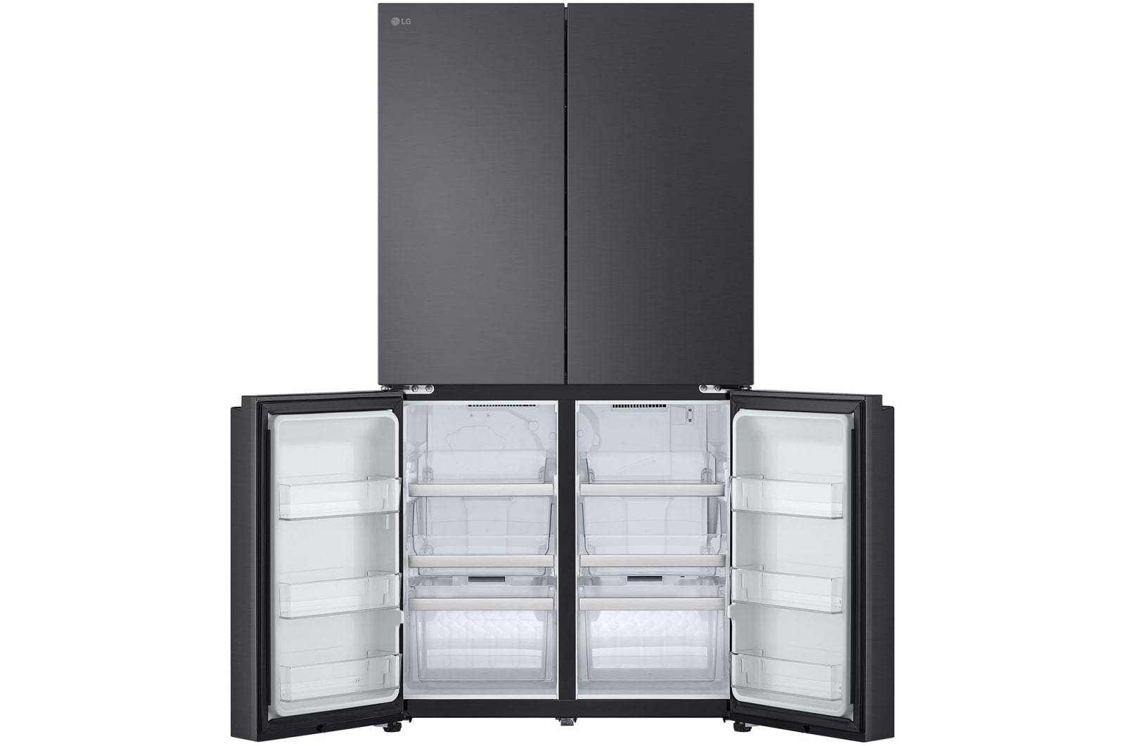 LG [RENTAL] 665L French Door Fridge in Matte Black Finish, GC-B24FFCPB